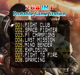 Portable Game Station 268-in-1