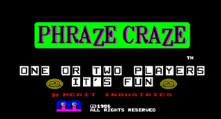 Phraze Craze (6221-40, U5-3A, Expanded Questions)