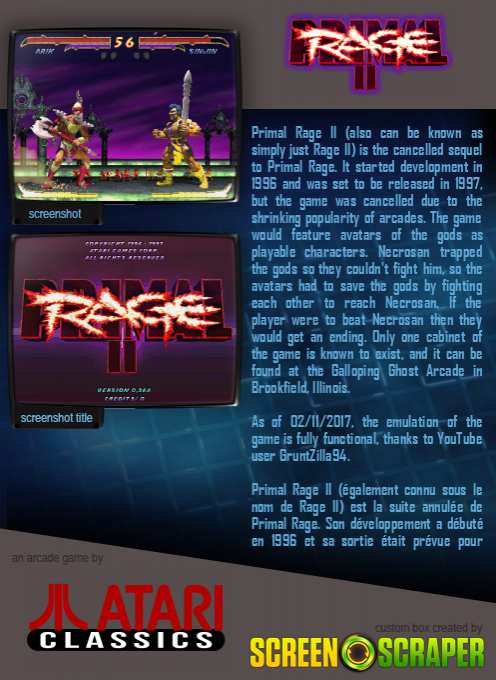 Primal Rage II dos
