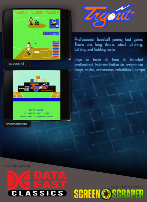 Pro Baseball Skill Tryout dos