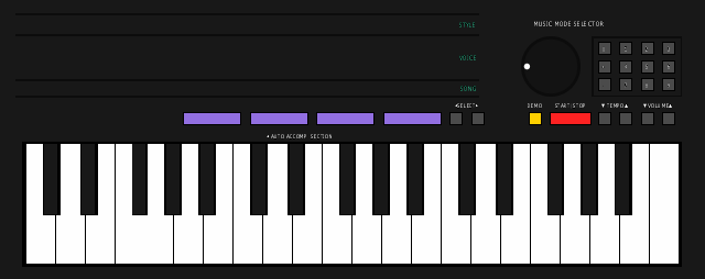 Yamaha PSS-21 (Clavier)