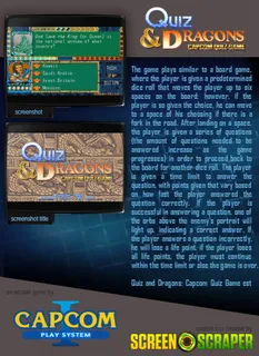 Quiz & Dragons: Capcom Quiz Game dos
