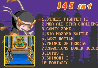 Retro Arcade 16 Bits Classic Edition Mini TV Game Console - 145 Classic Games - TV Arcade Plug and Play (Mega Drive bootlegs)