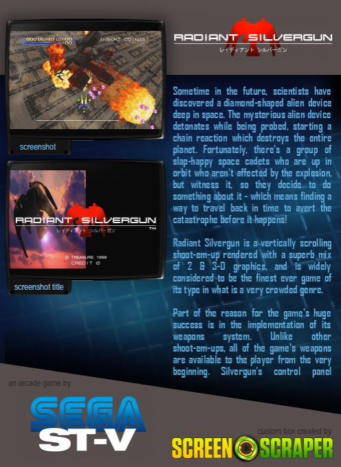 Radiant Silvergun dos