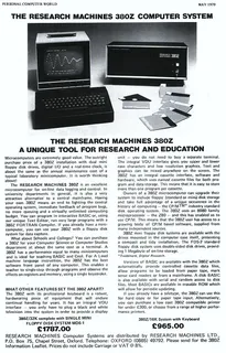 Research Machines RM-380Z (COS 4.0B/M)