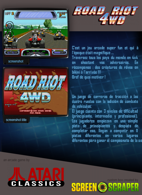Road Riot 4wd dos