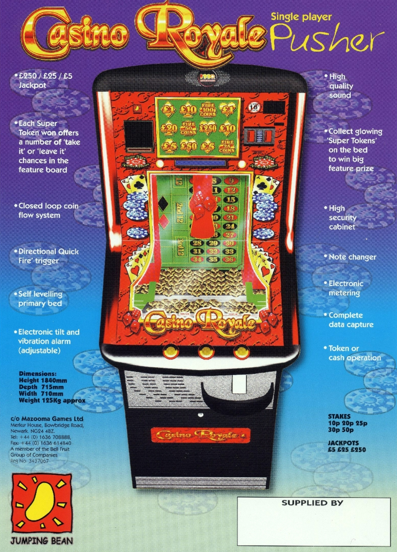 Casino Royale (Bellfruit) (set 5, UK, 10GBP Jackpot, 3rd Triennial) (Scorpion 2/3)