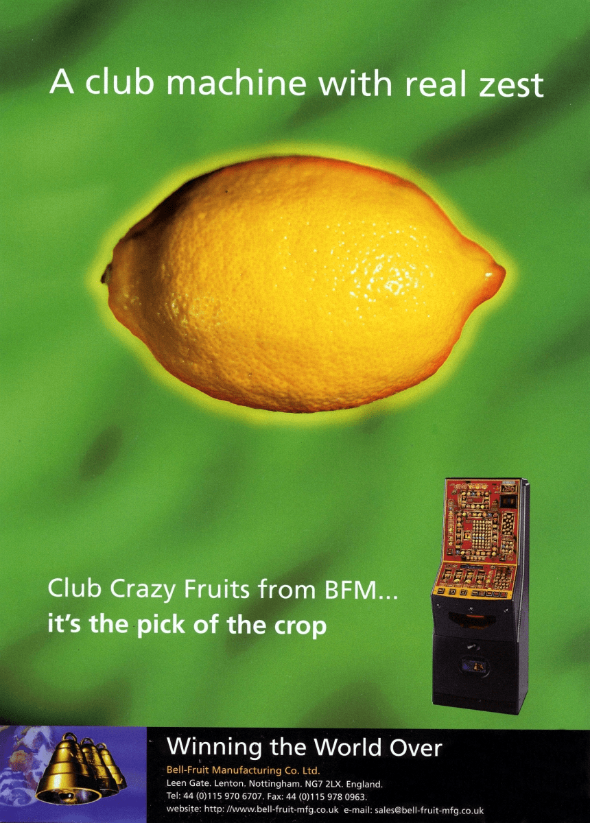 Crazy Fruits Club (Bellfruit) (Scorpion 4) (set 1)