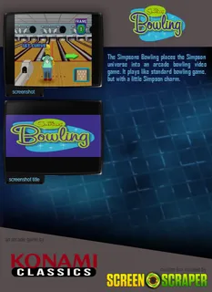 Simpsons Bowling - Dos
