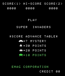 Super Invaders (Emag bootleg set 2)