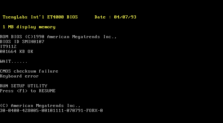 Carte-mere 386 AT (Chipset Forex, Non Identifiee)