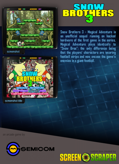 Snow Brothers 3 - Magical Adventure dos