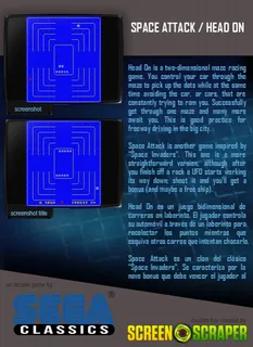 Space Attack / Head On - Dos