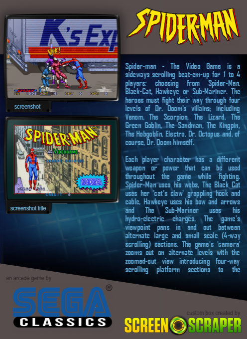 Spider-man - The Videogame dos