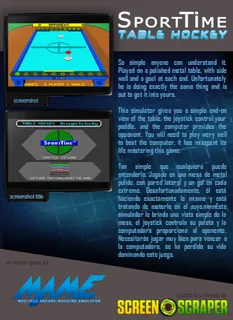 Sporttime Table Hockey dos