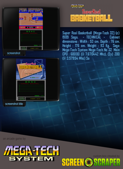 Super Real Basketball (mega-tech) dos