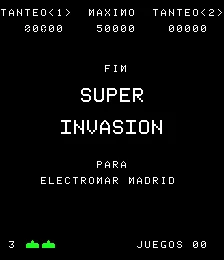 Super Invasion (Electromar, Spanish)