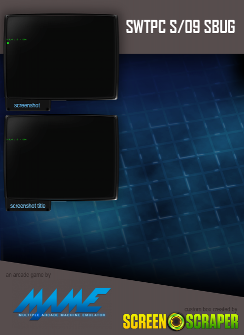 SWTPC S/09 (avec Moniteur UNIBug et Carte DMAF3) dos