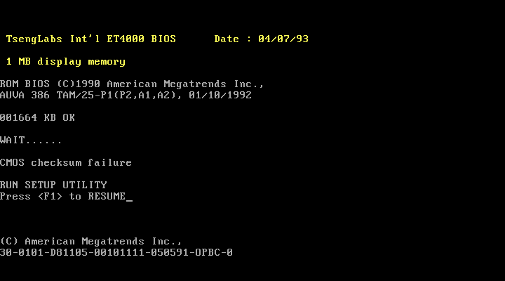 AUVA TAM/25-P2 (Carte-mere Clone IBM PC/AT)