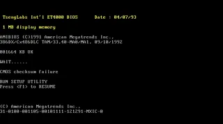 AUVA TAM/33/40 (Carte-mere Clone IBM PC/AT)
