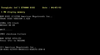 Carte-mere TD60C (Clone IBM PC/AT)
