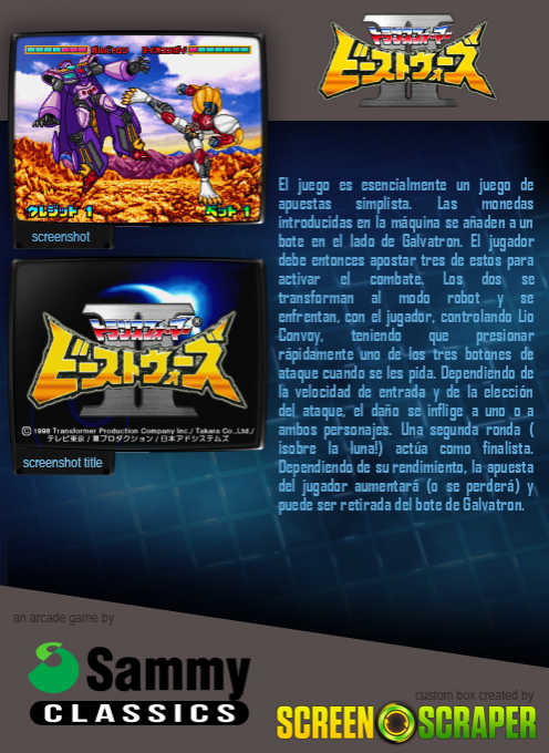 Transformers Beast Wars 2 dos