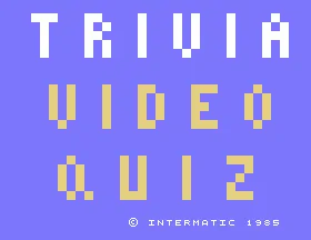 Professor Trivia (set 1)