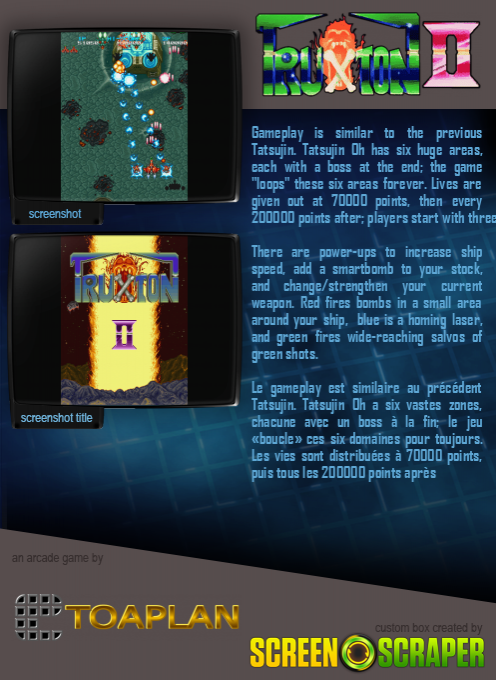 Truxton 2 / Tatsujin Oh dos