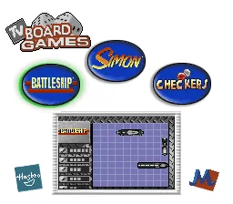 TV Board Games 3-in-1: Simon, Battleship, Checkers