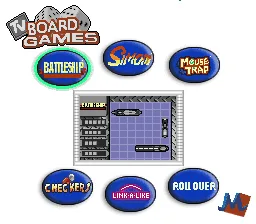 TV Board Games 6-in-1: Simon, Battleship, Mouse Trap, Checkers, Link-a-Line, Roll Over