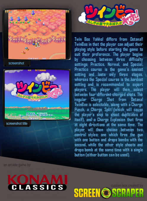 Twin Bee Yahhoo! dos