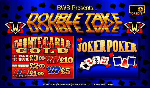 Double Take (BWB) (Release 4, Arcade Standard, 20p/25p Stake Key, £5/£10/£15 Prize Key) (MPU4 Video)