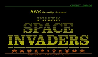 Prize Space Invaders (BWB IN2, £20, 50p/30p Play, 20" Version 1.1) (MPU4 Video)