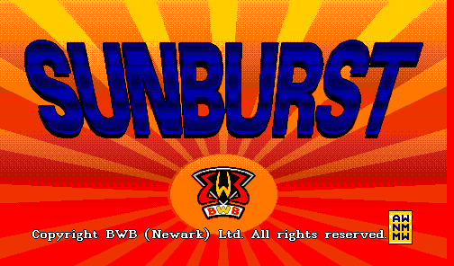 Sunburst (BWB) (Version 1.4, Cash+Token, 1993 Awards, 10p Fixed) (MPU4 Video)