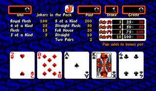 Vegas Poker (prototype, release 2) (MPU4 Video)