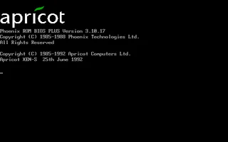 Apricot XEN-S (Venus I Motherboard 286)