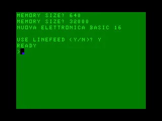 Z80NE + LX.388 + Basic 16k