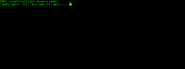 Zexall (FPGA Z80 test interface)