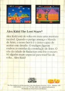 Alex Kidd : The Lost Stars dos