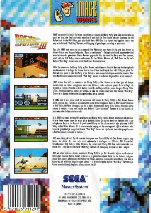 Back To The Future Part 3 - Dos