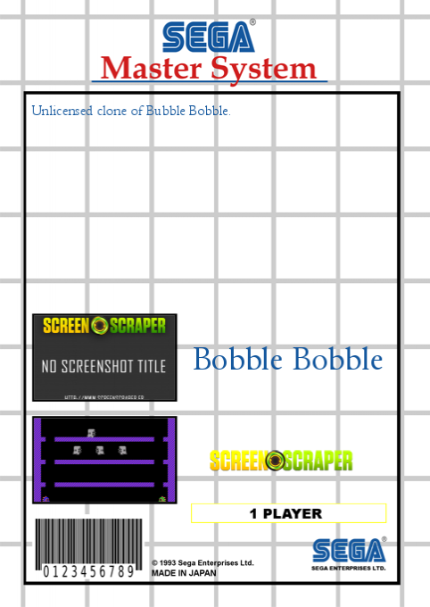 Bobble Bobble - Dos