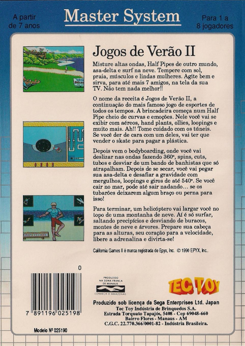 California Games 2 dos