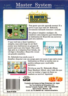 Dr. Robotnik's Mean Bean Machine dos