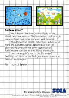 Fantasy Zone dos