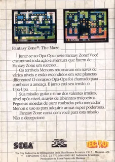 Fantasy Zone : The Maze dos
