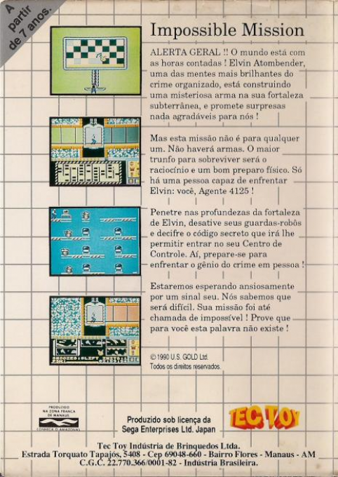 Impossible Mission - Dos