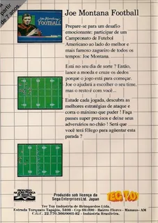 Joe Montana Football dos