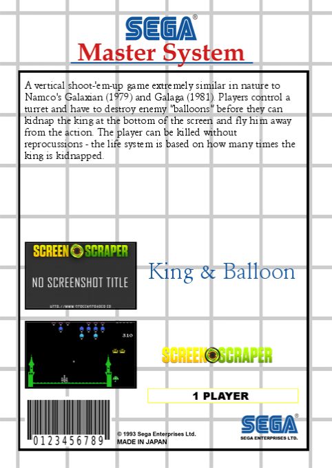 King And Balloon - Dos