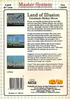 Land Of Illusion Starring Mickey Mouse dos