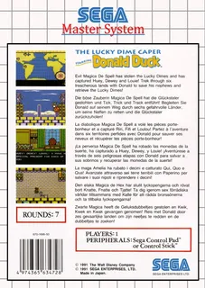 Lucky Dime Caper Starring Donald Duck, The dos